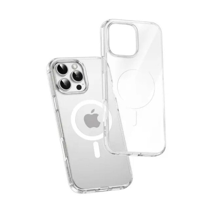 کاور مدل شفاف مگ سیف دار مناسب برای گوشی موبایل اپل iphone 16 promax