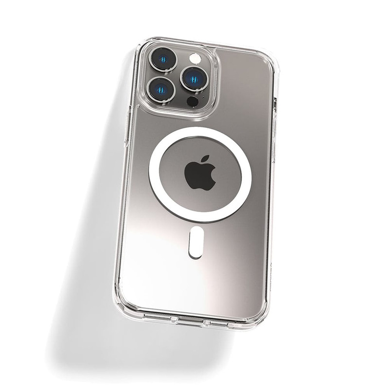کاور اسپیگن مدل Crystal Hybrid Mag مناسب برای گوشی موبایل اپل iPhone 14 Pro Max