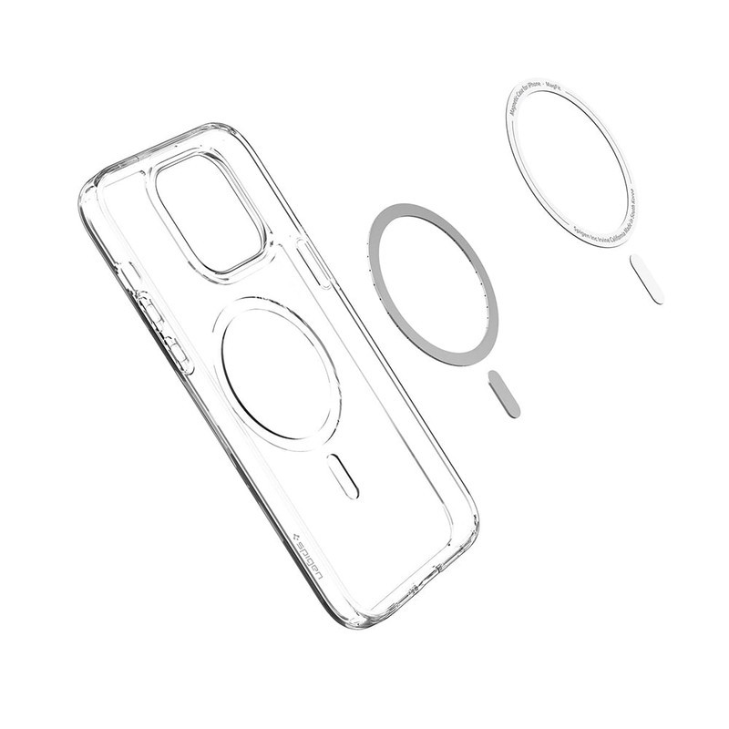 کاور اسپیگن مدل Crystal Hybrid Mag مناسب برای گوشی موبایل اپل iPhone 14 Pro Max