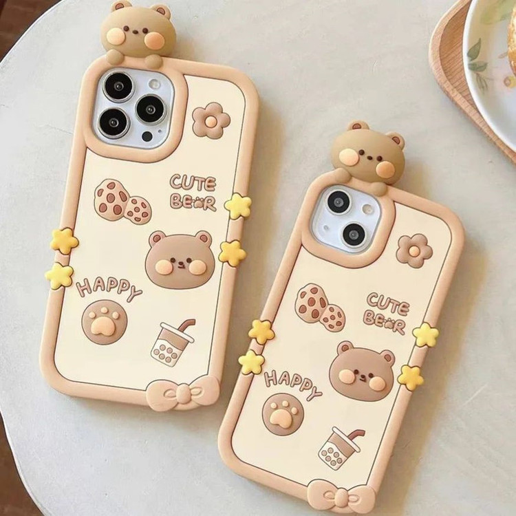 کاور طرح CUTE BEAR مناسب برای گوشی موبایل اپل IPHONE 13 PRO MAX