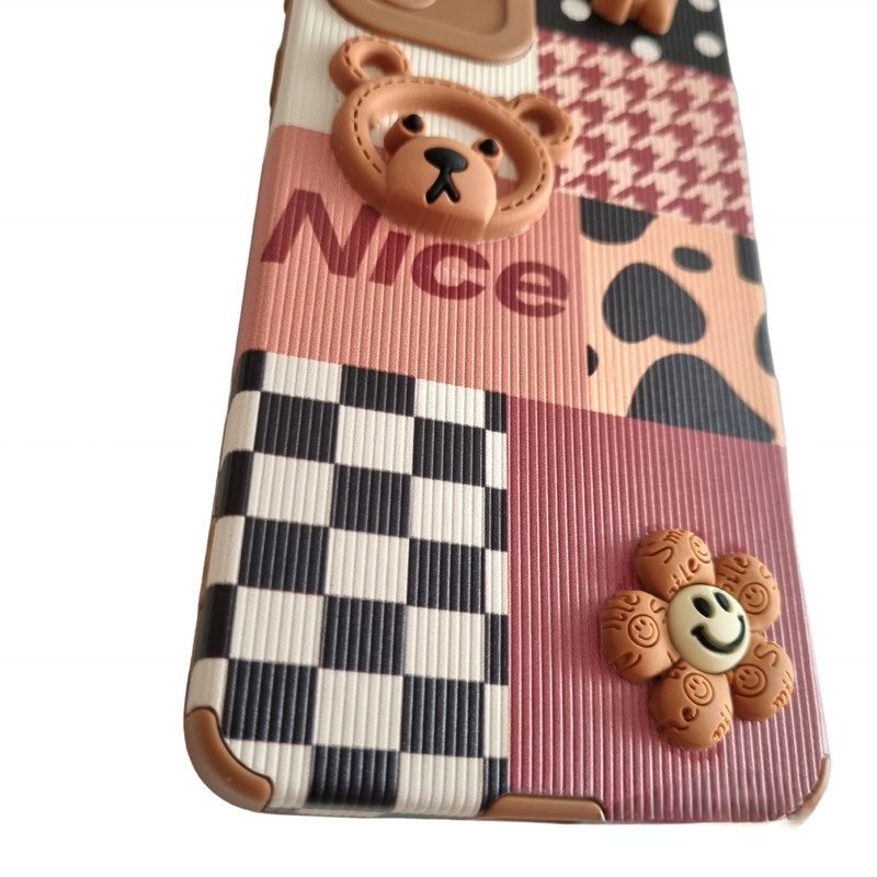 کاور طرح تدی خرسی مدل nice مناسب برای گوشی موبایل شیائومی Redmi Note 9S / Note 9 pro / Note 10 lite