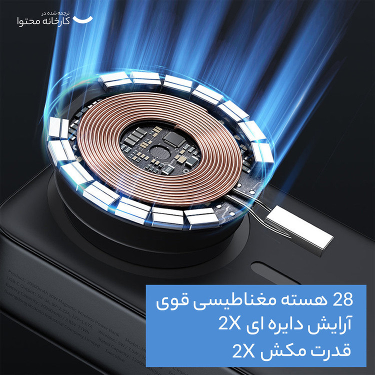 پاور بانک 20 وات مک دودو مدل MC-502 ظرفیت 20000 میلی آمپر ساعت