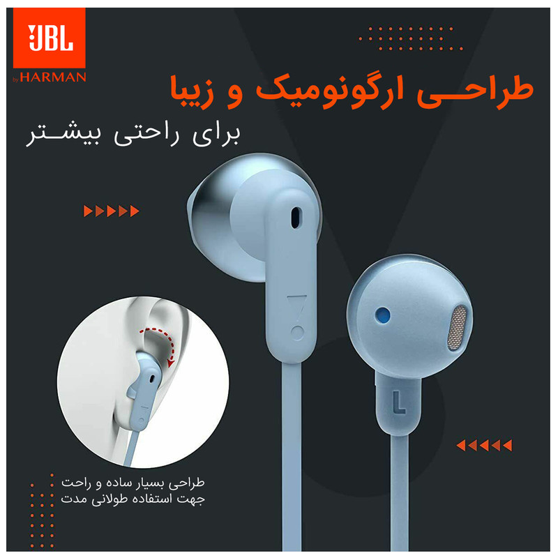 هدفون بی سیم جی بی ال مدل TUNE 215BT Wireless Bluetooth Earbuds