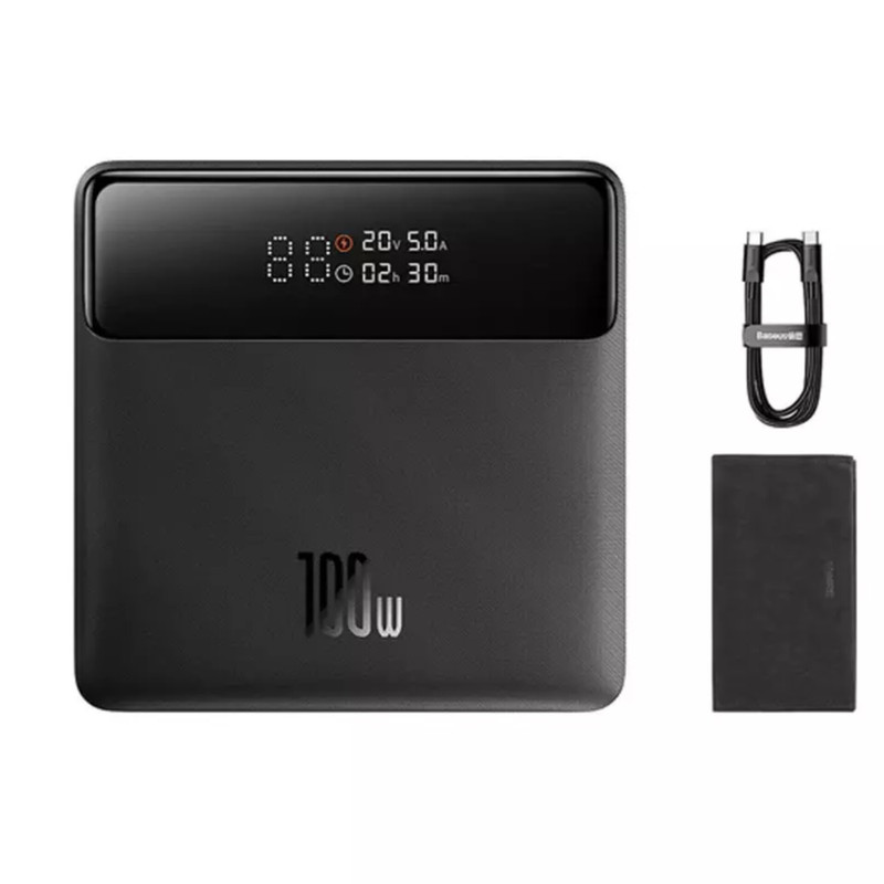 پاوربانک بیسوس مدل Blade HD Edition 100W ظرفیت 20000 میلی آمپر ساعت