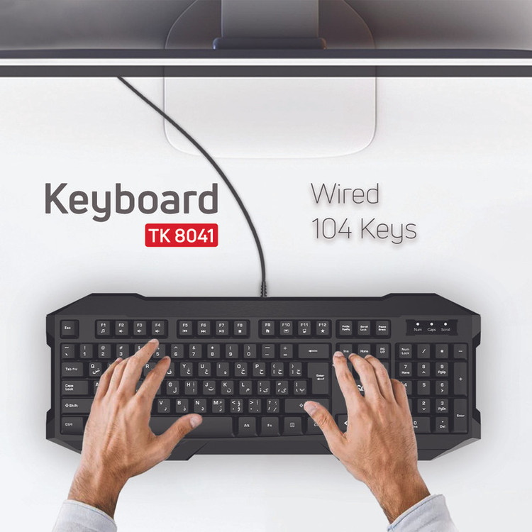 کیبورد تسکو مدل TK 8041
