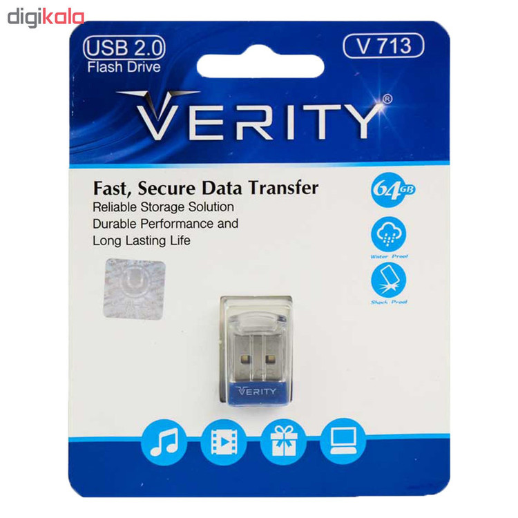 فلش مموری وریتی مدل V-713 ظرفیت 64 گیگابایت