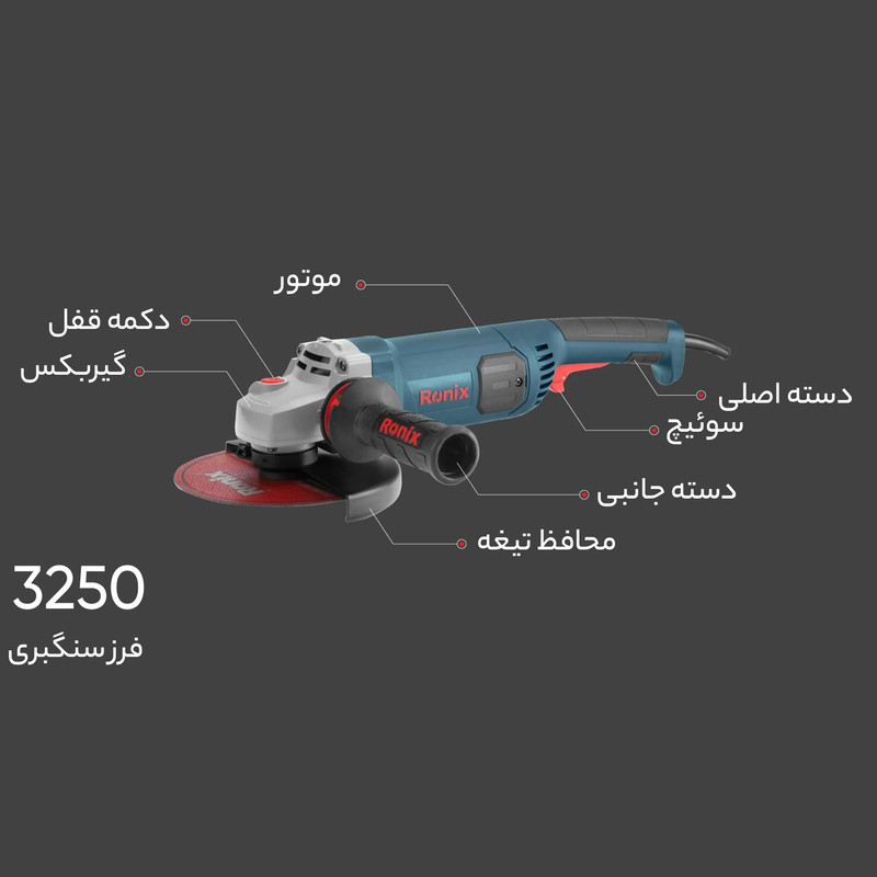 فرز سنگبری رونیکس مدل 3250