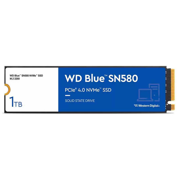 اس اس دی اینترنال وسترن دیجیتال مدل WD Blue SN580 NVMe ظرفیت یک ترابایت