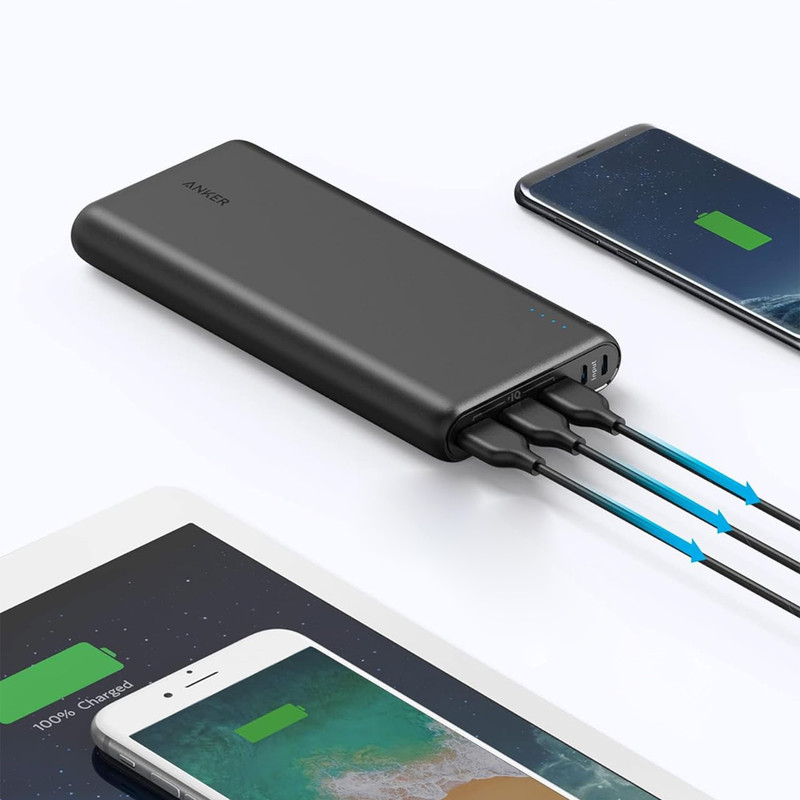 پاوربانک انکر مدل A1277 PowerCore ظرفیت 26800 میلی آمپر ساعت