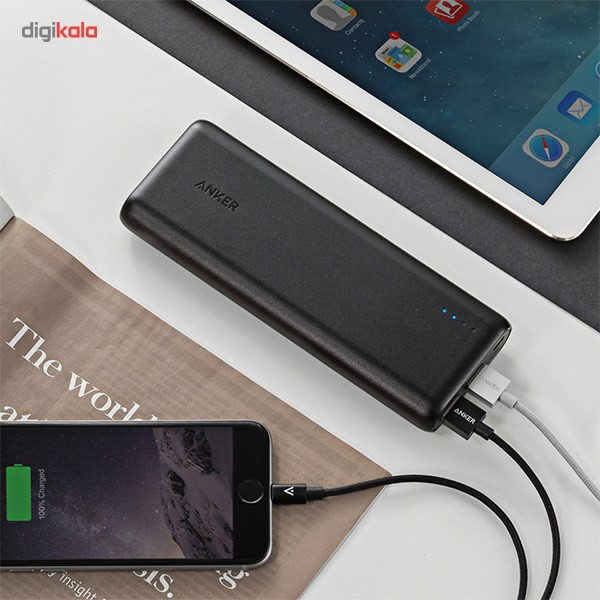 پاوربانک انکر مدل A1252 PowerCore ظرفیت 15600 میلی آمپر ساعت