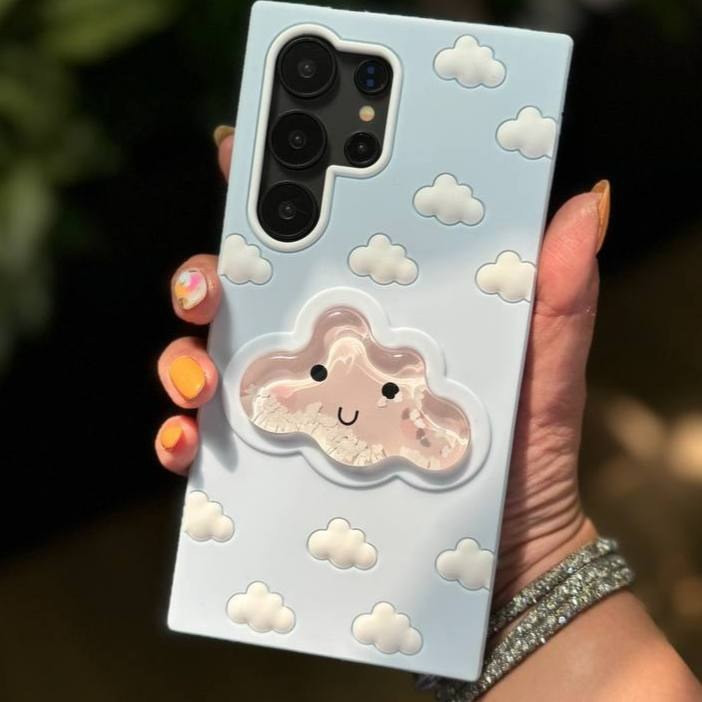 کاور مدل ابری سیلیکونی مناسب برای گوشی موبایل آیفون iPhone 16
