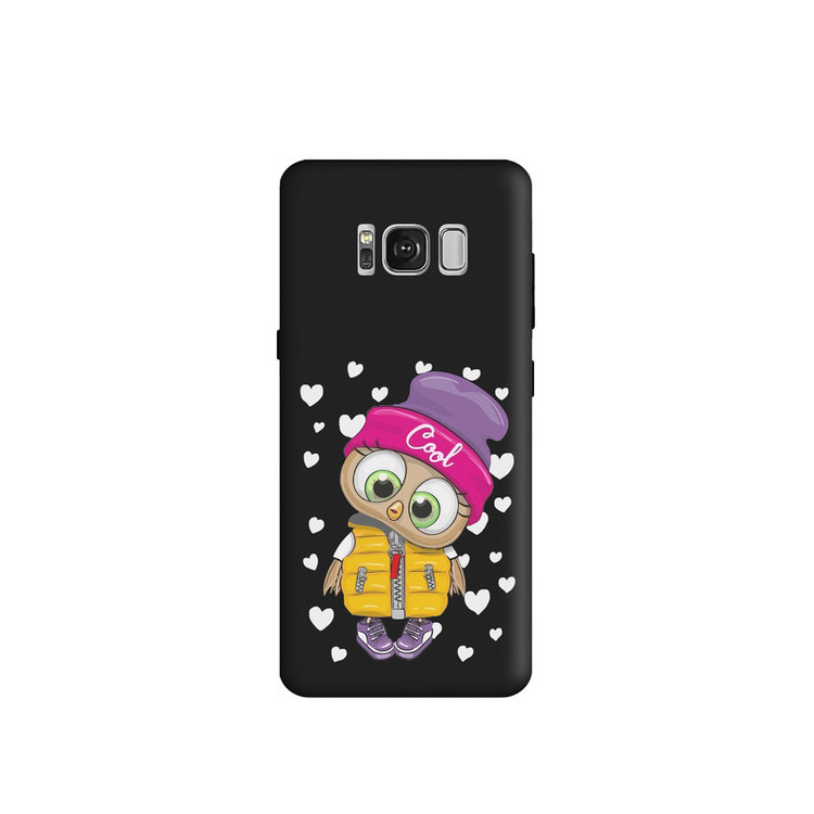 کاور طرح جغد دخترانه کد s1802 مناسب برای گوشی موبایل سامسونگ Galaxy S8