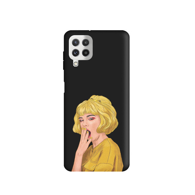 کاور طرح دختر خوابالو کد 271 مناسب برای گوشی موبایل سامسونگ Galaxy A22 4G