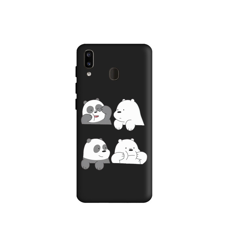 کاور طرح پاندا کد 395 مناسب برای گوشی موبایل سامسونگ Galaxy A20 / A30