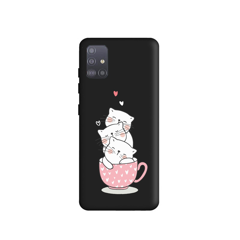 کاور طرح گربه کد 346 مناسب برای گوشی موبایل سامسونگ Galaxy A51