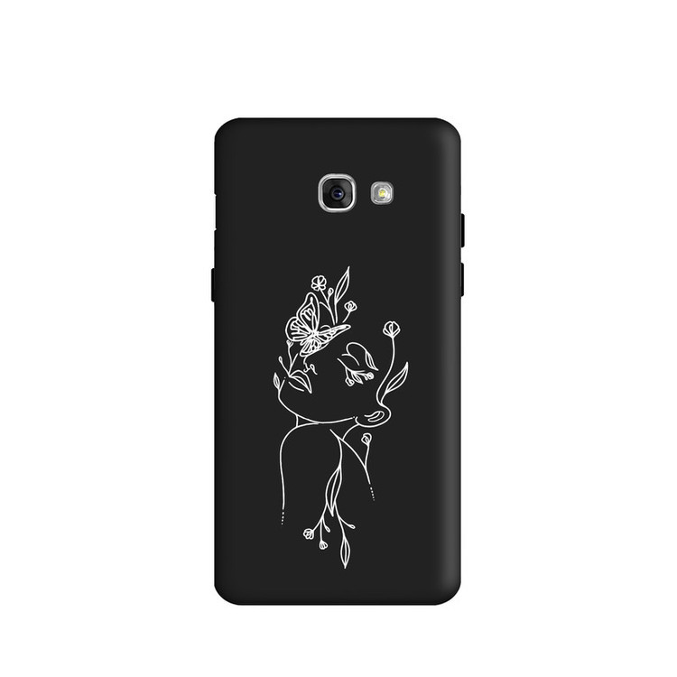 کاور طرح مینیمال دخترانه کد y2022 مناسب برای گوشی موبایل سامسونگ Galaxy A7 2017 / A720