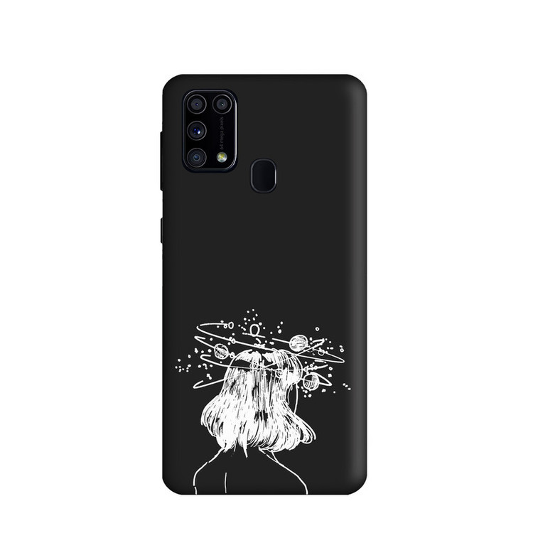 کاور طرح دخترانه مینیمال کد y3794 مناسب برای گوشی موبایل سامسونگ Galaxy M31