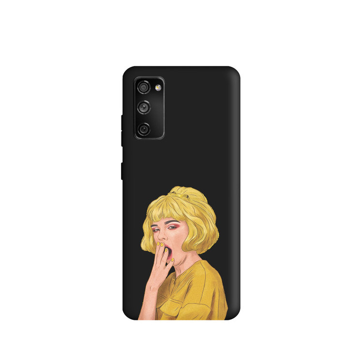 کاور طرح دختر خوابالو کد y6413 مناسب برای گوشی موبایل سامسونگ Galaxy S20 FE