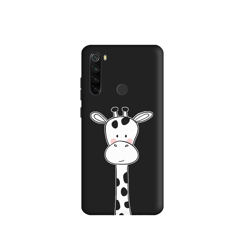 کاور طرح زرافه سفید کد s2989 مناسب برای گوشی موبایل شیائومی Redmi Note 8T