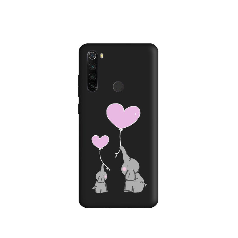 کاور طرح فیل قلب صورتی کد s2994 مناسب برای گوشی موبایل شیائومی Redmi Note 8T