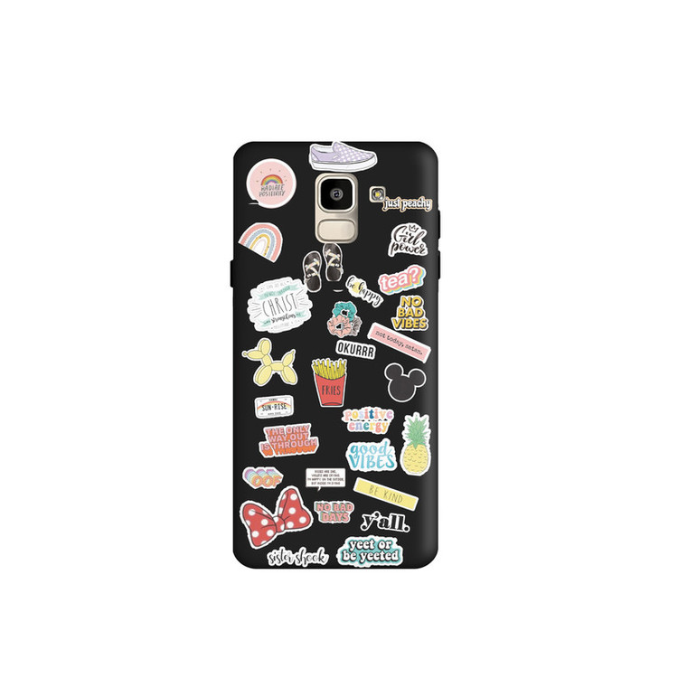 کاور طرح دخترانه فانتزی کد y6721 مناسب برای گوشی موبایل سامسونگ Galaxy A6 2018