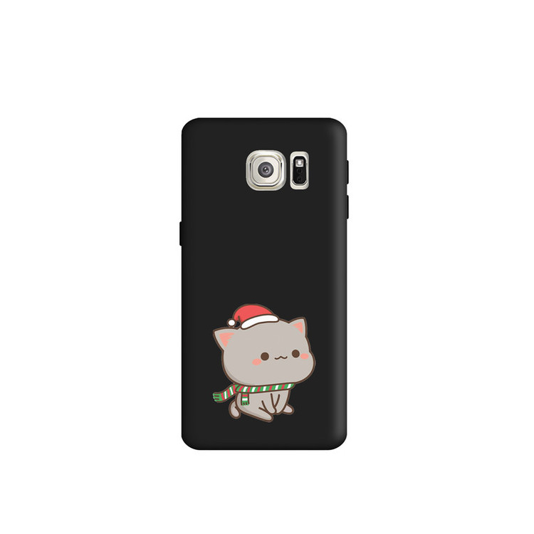 کاور طرح گربه دخترانه کد y5546 مناسب برای گوشی موبایل سامسونگ Galaxy S6 edge