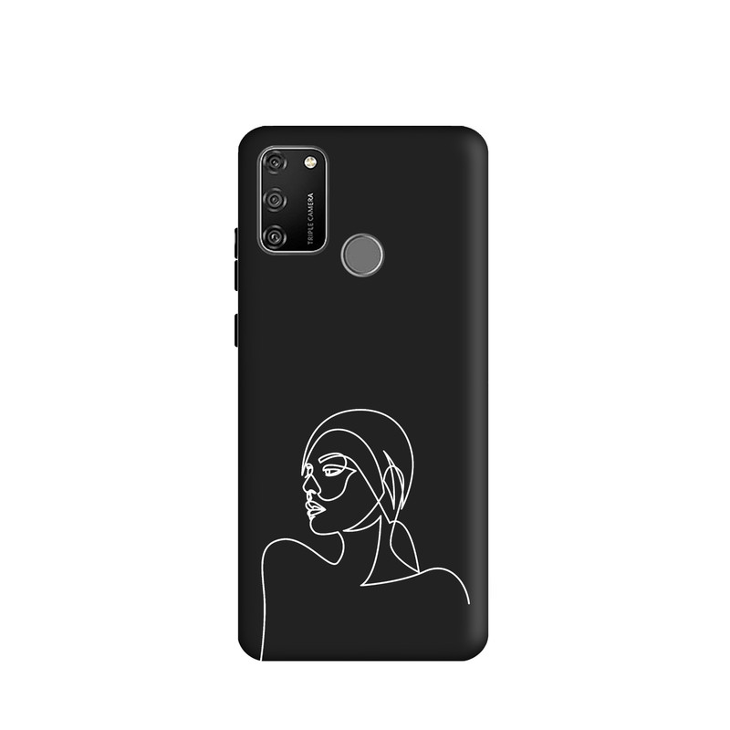کاور طرح دخترانه مینیمال کد u653 مناسب برای گوشی موبایل هوآوی honor 9A