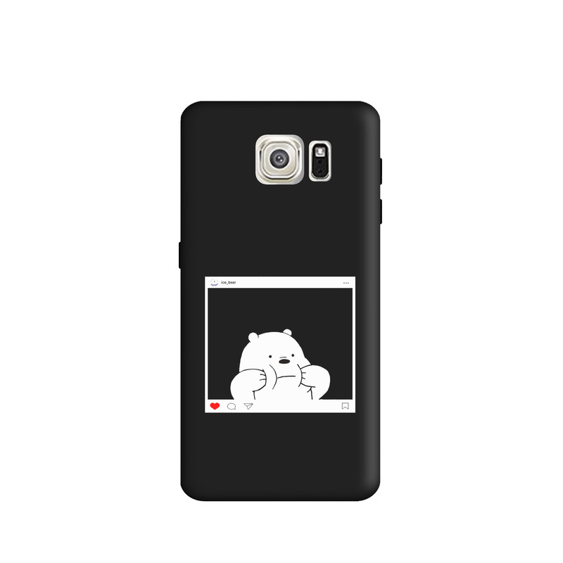 کاور طرح خرس کله فندقی کد y5400 مناسب برای گوشی موبایل سامسونگ Galaxy S6