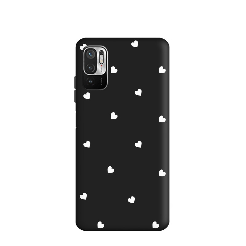 کاور طرح قلب سفید مینیمال کد y9376 مناسب برای گوشی موبایل شیائومی Redmi Note 10 5G