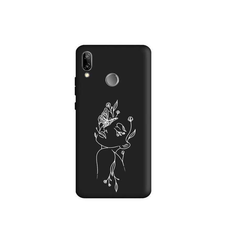 کاور طرح مینیمال دخترانه کد u1406 مناسب برای گوشی موبایل هوآوی Nova 3E / P20 Lite