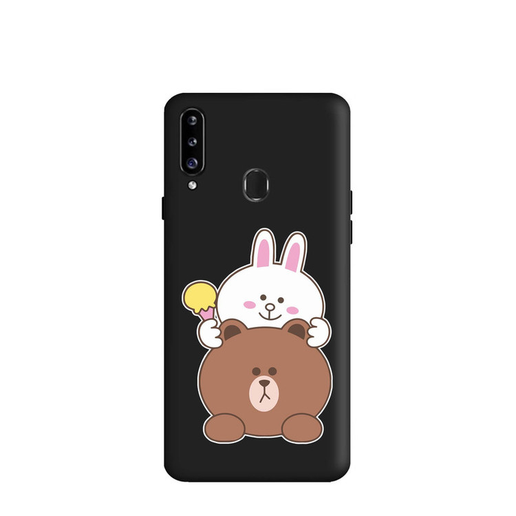 کاور قاب گارد طرح خرگوشی و خرسی کد s7926 مناسب برای گوشی موبایل سامسونگ Galaxy A20s