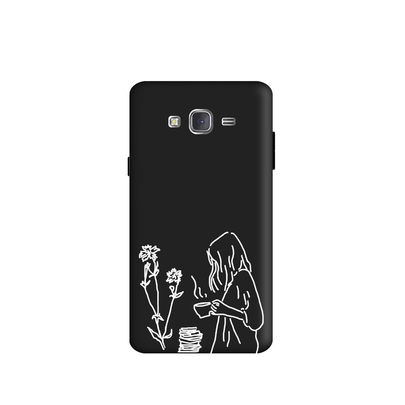 کاور طرح دخترانه مینیمال کد y2273 مناسب برای گوشی موبایل سامسونگ Galaxy j2 2015 / j200