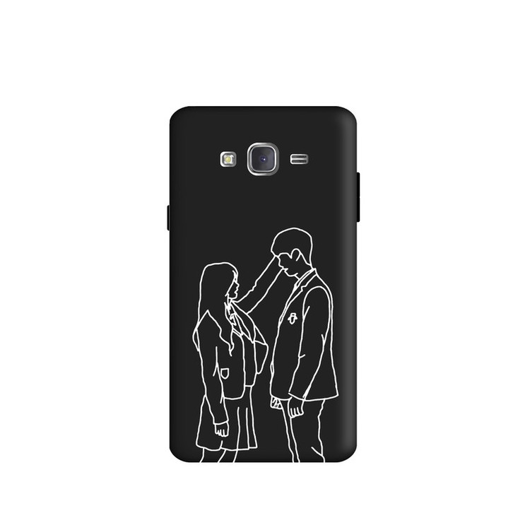 کاور طرح عاشقانه مینیمال کد y2285 مناسب برای گوشی موبایل سامسونگ Galaxy j2 2015 / j200
