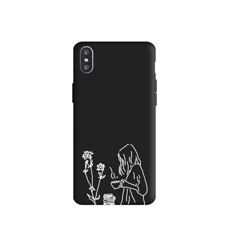 کاور طرح دخترانه مینیمال کد u4255 مناسب برای گوشی موبایل اپل iphone X / Xs