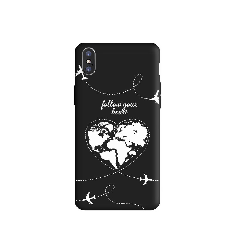کاور طرح نقشه قلب کد u4308 مناسب برای گوشی موبایل اپل iphone X / Xs