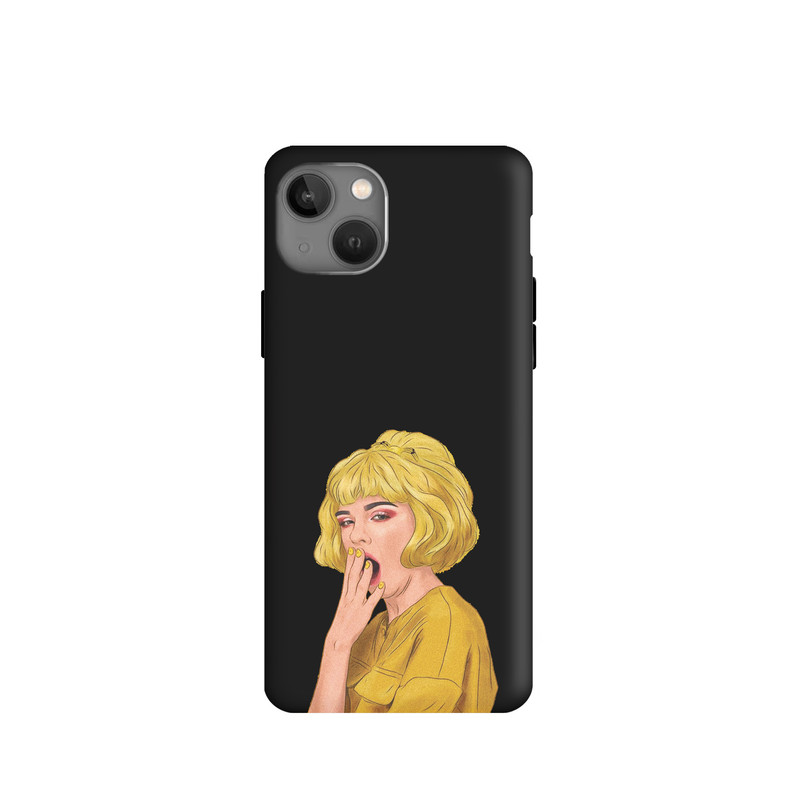کاور طرح دختر خوابالو کد u4744 مناسب برای گوشی موبایل اپل iPhone 13