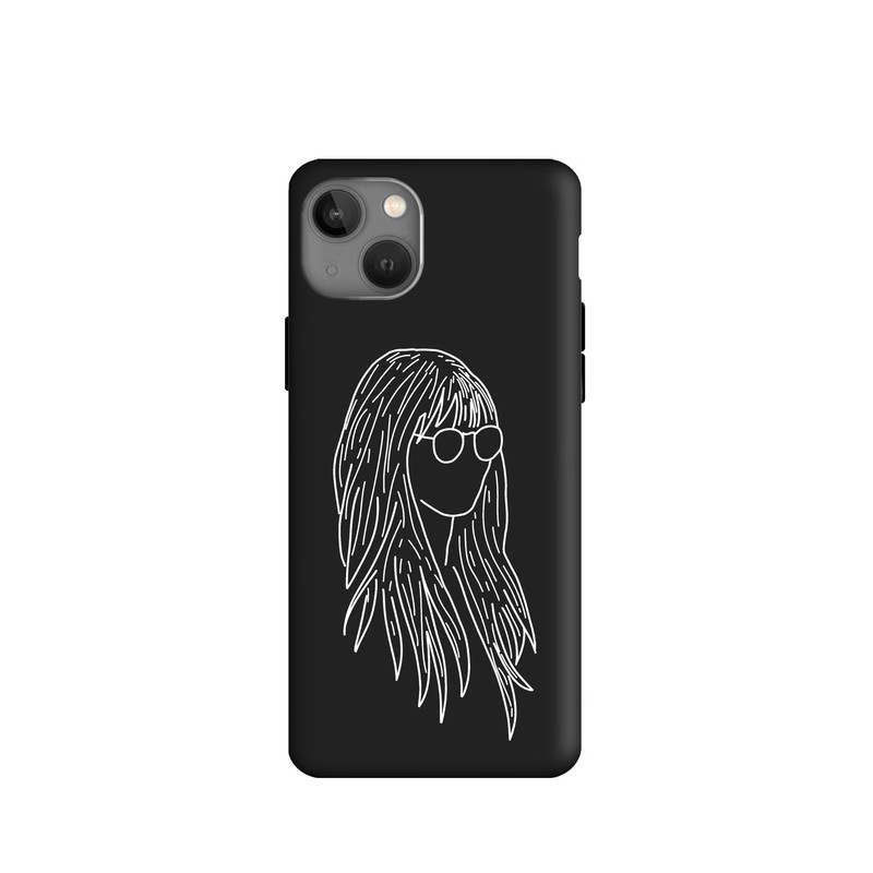 کاور طرح دختر مینیمال کد u4746 مناسب برای گوشی موبایل اپل iPhone 13
