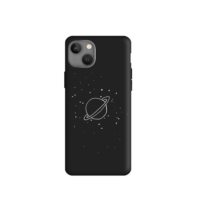 کاور طرح سیاره زحل مینیمال کد u4761 مناسب برای گوشی موبایل اپل iPhone 13