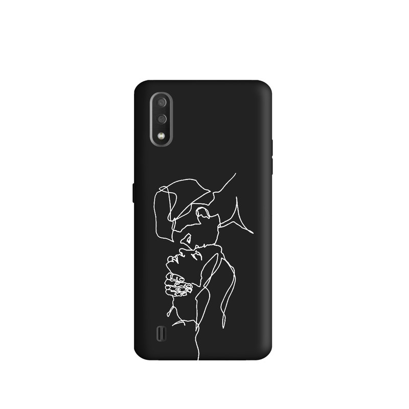 کاور طرح عاشقانه مینیمال کد y097 مناسب برای گوشی موبایل سامسونگ Galaxy A01