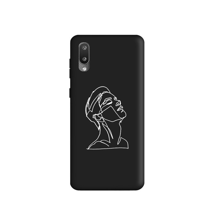 کاور طرح چهره مینیمال پسرانه کد y109 مناسب برای گوشی موبایل سامسونگ Galaxy A02 \ A022