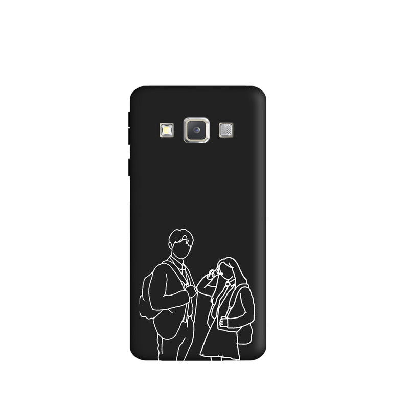 کاور طرح عاشقانه مینیمال کد y1817 مناسب برای گوشی موبایل سامسونگ Galaxy A7 2015 / A700