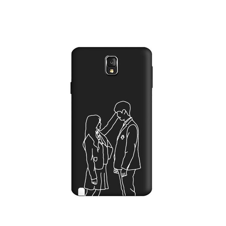 کاور طرح عاشقانه مینیمال کد y4312 مناسب برای گوشی موبایل سامسونگ Galaxy note3
