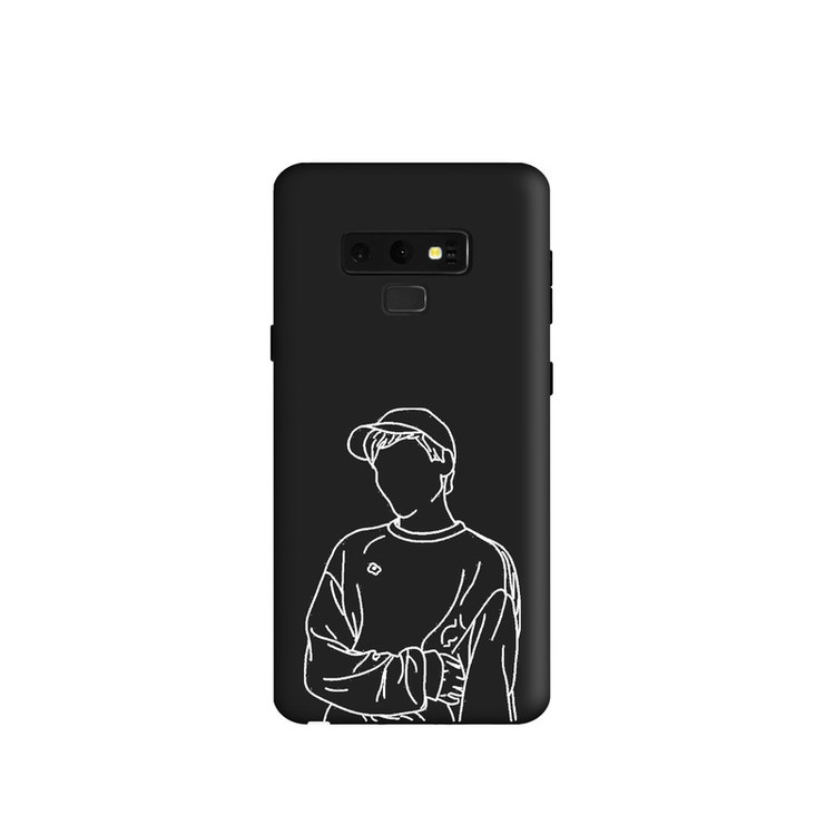 کاور طرح مینیمال پسرانه کد y4757 مناسب برای گوشی موبایل سامسونگ Galaxy Note 9