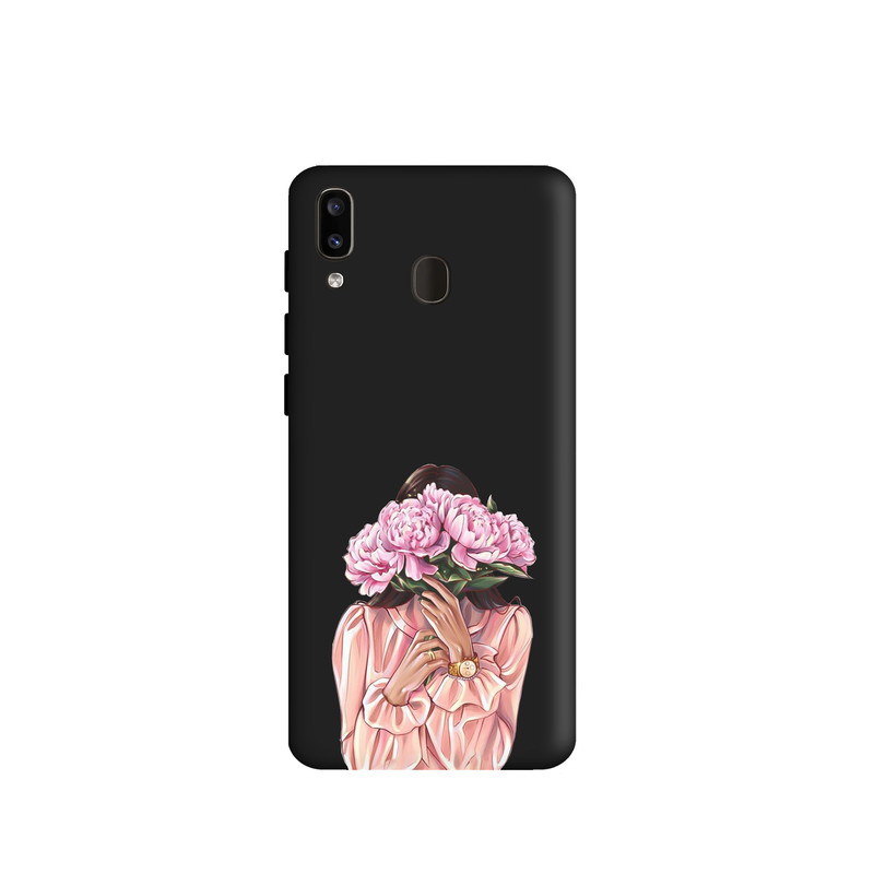 کاورطرح دخترانه گل کد u5453 مناسب برای گوشی موبایل سامسونگ Galaxy A20E
