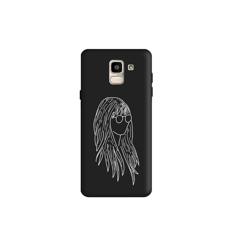 کاور طرح دختر مینیمال کد y3480 مناسب برای گوشی موبایل سامسونگ Galaxy J6