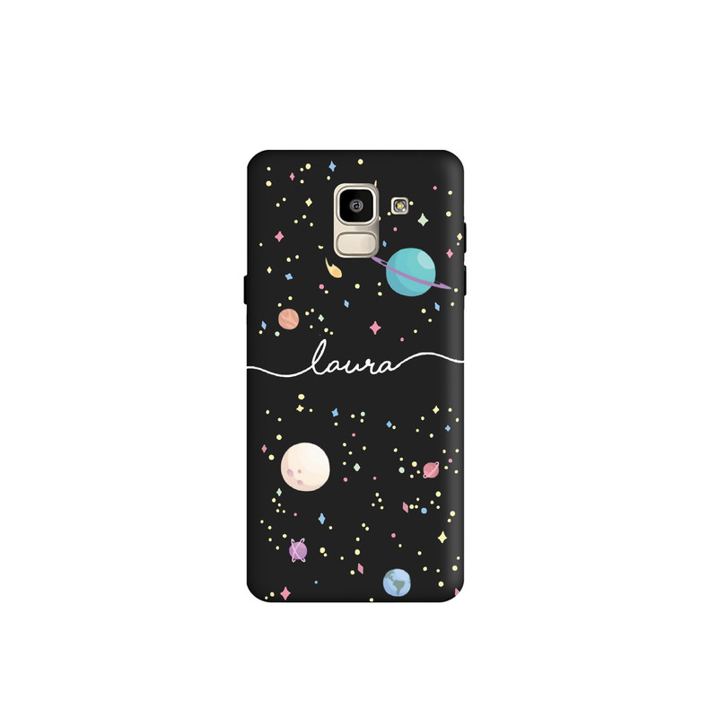کاور طرح کهکشان مینیمال کد y3517 مناسب برای گوشی موبایل سامسونگ Galaxy J6