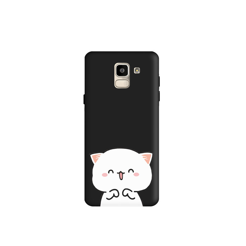 کاور طرح گربه دخترانه کد y3519 مناسب برای گوشی موبایل سامسونگ Galaxy J6