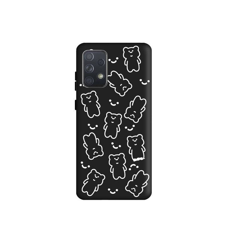 کاور قاب گارد طرح خرسی کد s7974 مناسب برای گوشی موبایل سامسونگ Galaxy A72 / A72s