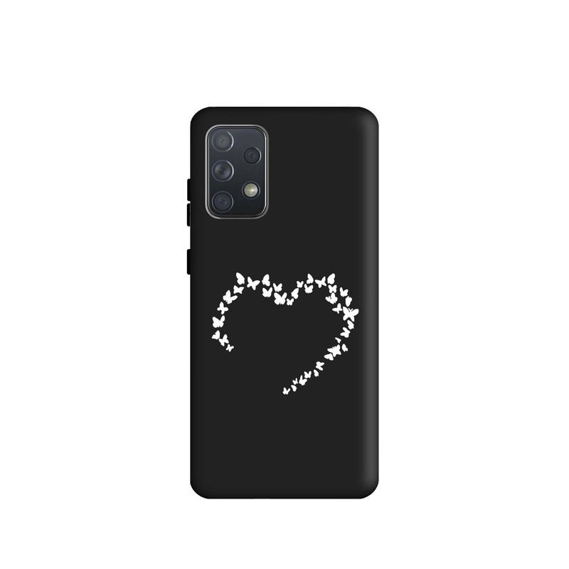 کاور قاب گارد طرح قلب پروانه ای کد s7977 مناسب برای گوشی موبایل سامسونگ Galaxy A72 / A72s