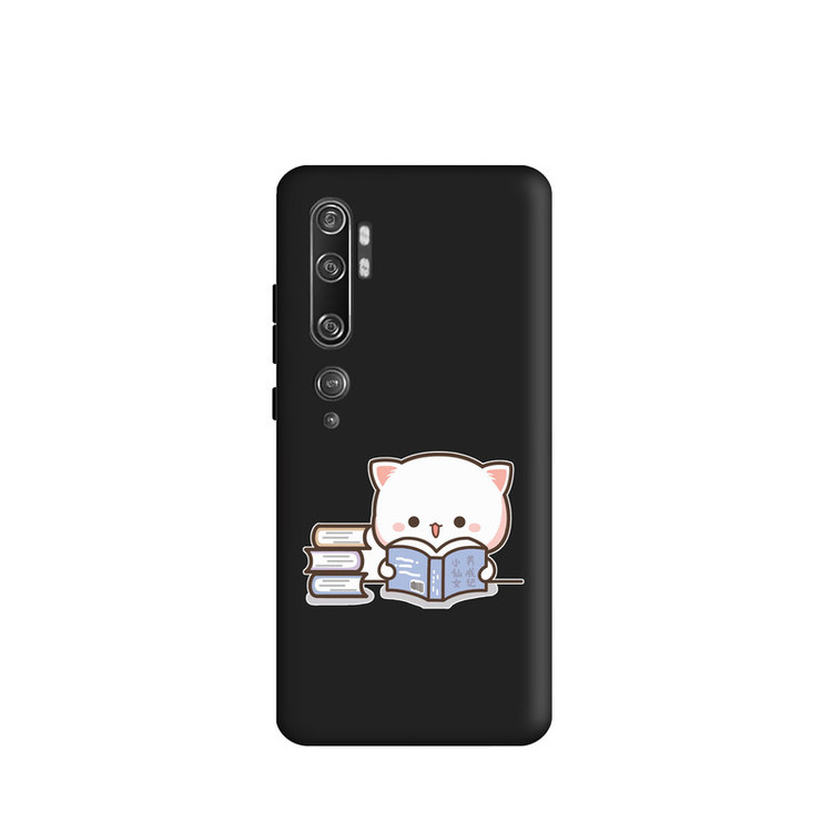 کاور طرح گربه و کتاب کد y7874 مناسب برای گوشی موبایل شیائومی Mi Note 10 / Mi Note 10 pro